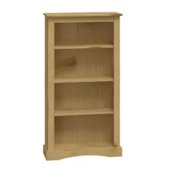 vidaXL Bücherschrank 4 Fächer Mexiko-Stil Kiefernholz 80x29x150 cm