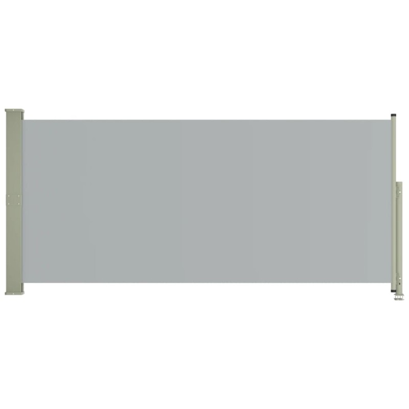 vidaXL Seitenmarkise Ausziehbar 140x300 cm Grau vidaXL Seitenmarkise Ausziehbar 140x300 cm Grau