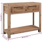vidaXL Konsolentisch 82x33x73 cm Akazie Massivholz vidaXL Konsolentisch 82x33x73 cm Akazie Massivholz