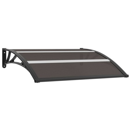 vidaXL Türvordach Schwarz 120×80 cm PC 