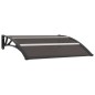 vidaXL Türvordach Schwarz 120×80 cm PC vidaXL Türvordach Schwarz 120×80 cm PC
