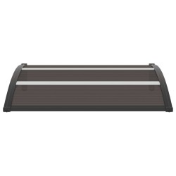 vidaXL Türvordach Schwarz 120×80 cm PC 