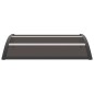 vidaXL Türvordach Schwarz 120×80 cm PC vidaXL Türvordach Schwarz 120×80 cm PC