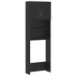 vidaXL Waschmaschinenschrank-Set Schwarz Holzwerkstoff vidaXL Waschmaschinenschrank-Set Schwarz Holzwerkstoff