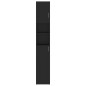 vidaXL Waschmaschinenschrank-Set Schwarz Holzwerkstoff vidaXL Waschmaschinenschrank-Set Schwarz Holzwerkstoff