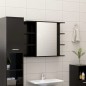 vidaXL 4-tlg. Badmöbel-Set Schwarz Holzwerkstoff vidaXL 4-tlg. Badmöbel-Set Schwarz Holzwerkstoff