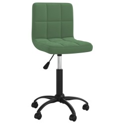 vidaXL Esszimmerstühle 6 Stk. Drehbar Dunkelgrün Samt
