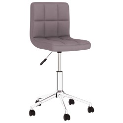 vidaXL Esszimmerstühle 4 Stk. Drehbar Taupe Stoff