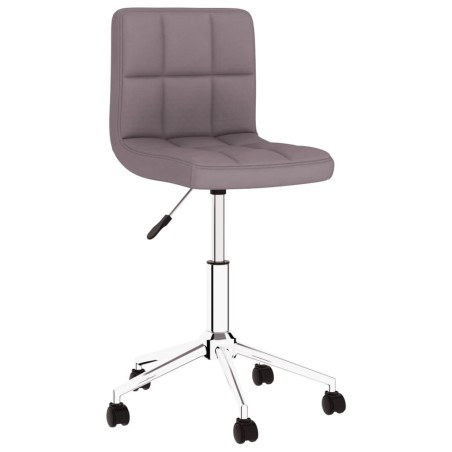 vidaXL Esszimmerstühle 4 Stk. Drehbar Taupe Stoff