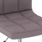 vidaXL Esszimmerstühle 4 Stk. Drehbar Taupe Stoff vidaXL Esszimmerstühle 4 Stk. Drehbar Taupe Stoff