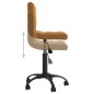 vidaXL Esszimmerstühle 4 Stk. Drehbar Braun Samt vidaXL Esszimmerstühle 4 Stk. Drehbar Braun Samt