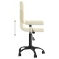 vidaXL Esszimmerstühle 4 Stk. Drehbar Creme Samt vidaXL Esszimmerstühle 4 Stk. Drehbar Creme Samt