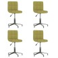 vidaXL Esszimmerstühle 4 Stk. Drehbar Grün Stoff vidaXL Esszimmerstühle 4 Stk. Drehbar Grün Stoff
