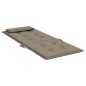 Hochlehner-Auflagen 2 Stk. Taupe Oxford-Gewebe Hochlehner-Auflagen 2 Stk. Taupe Oxford-Gewebe