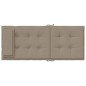 Hochlehner-Auflagen 2 Stk. Taupe Oxford-Gewebe Hochlehner-Auflagen 2 Stk. Taupe Oxford-Gewebe