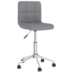 vidaXL Esszimmerstühle 4 Stk. Drehbar Hellgrau Stoff