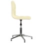 vidaXL Esszimmerstühle 4 Stk. Drehbar Creme Stoff vidaXL Esszimmerstühle 4 Stk. Drehbar Creme Stoff
