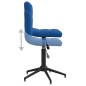 vidaXL Esszimmerstühle 4 Stk. Drehbar Blau Samt vidaXL Esszimmerstühle 4 Stk. Drehbar Blau Samt
