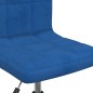 vidaXL Esszimmerstühle 4 Stk. Drehbar Blau Samt vidaXL Esszimmerstühle 4 Stk. Drehbar Blau Samt
