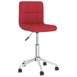 vidaXL Esszimmerstühle 4 Stk. Drehbar Weinrot Stoff