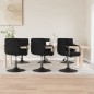 vidaXL Esszimmerstühle 6 Stk. Drehbar Schwarz Samt vidaXL Esszimmerstühle 6 Stk. Drehbar Schwarz Samt
