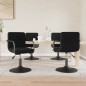 vidaXL Esszimmerstühle 4 Stk. Drehbar Schwarz Samt vidaXL Esszimmerstühle 4 Stk. Drehbar Schwarz Samt