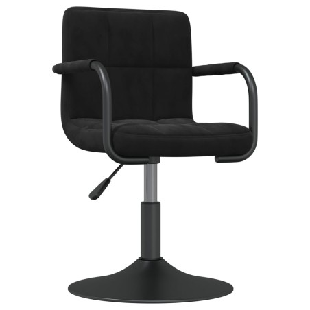 vidaXL Esszimmerstuhl Schwarz Samt