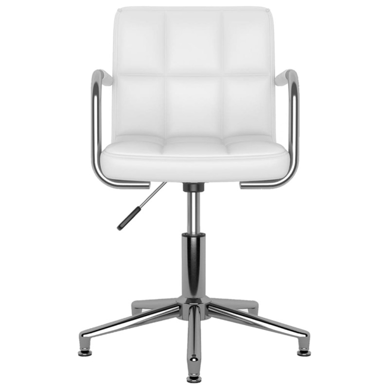 vidaXL Esszimmerstühle 6 Stk. Drehbar Weiß Kunstleder vidaXL Esszimmerstühle 6 Stk. Drehbar Weiß Kunstleder