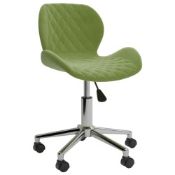 vidaXL Esszimmerstühle 4 Stk. Drehbar Hellgrün Samt