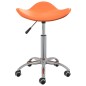vidaXL Esszimmerstühle 4 Stk. Drehbar Orange Kunstleder vidaXL Esszimmerstühle 4 Stk. Drehbar Orange Kunstleder