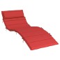 vidaXL Sonnenliegen-Auflage Rot 180x60x3 cm Oxford-Gewebe vidaXL Sonnenliegen-Auflage Rot 180x60x3 cm Oxford-Gewebe