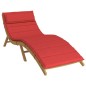 vidaXL Sonnenliegen-Auflage Rot 180x60x3 cm Oxford-Gewebe vidaXL Sonnenliegen-Auflage Rot 180x60x3 cm Oxford-Gewebe