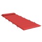 vidaXL Sonnenliegen-Auflage Rot 180x60x3 cm Oxford-Gewebe vidaXL Sonnenliegen-Auflage Rot 180x60x3 cm Oxford-Gewebe