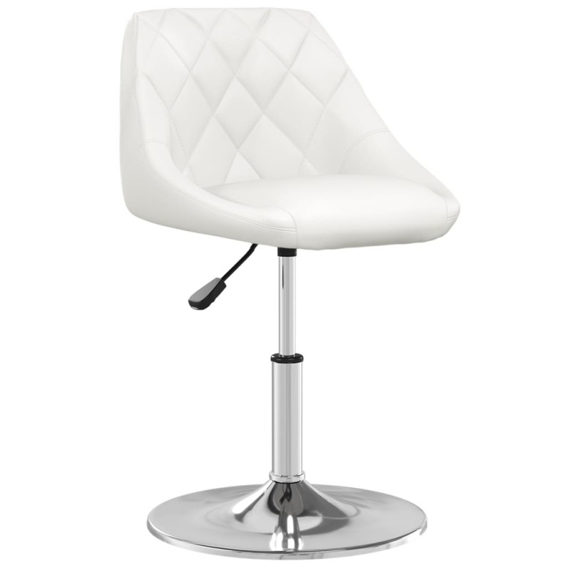 vidaXL Barhocker Weiß Kunstleder vidaXL Barhocker Weiß Kunstleder