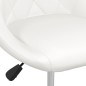 vidaXL Esszimmerstühle 4 Stk. Weiß Kunstleder vidaXL Esszimmerstühle 4 Stk. Weiß Kunstleder