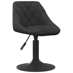 vidaXL Esszimmerstühle 4 Stk. Drehbar Schwarz Samt