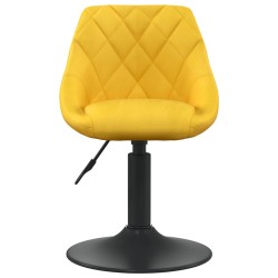 vidaXL Esszimmerstuhl Senfgelb Samt