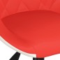 vidaXL Esszimmerstühle 4 Stk. Drehbar Rot und Weiß Kunstleder vidaXL Esszimmerstühle 4 Stk. Drehbar Rot und Weiß Kunstleder