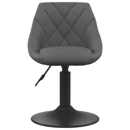 vidaXL Esszimmerstuhl Dunkelgrau Samt