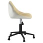 vidaXL Esszimmerstühle 4 Stk. Drehbar Creme und Weiß Kunstleder vidaXL Esszimmerstühle 4 Stk. Drehbar Creme und Weiß Kunstleder