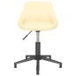 vidaXL Esszimmerstühle 4 Stk. Drehbar Creme Samt vidaXL Esszimmerstühle 4 Stk. Drehbar Creme Samt