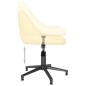 vidaXL Esszimmerstühle 4 Stk. Drehbar Creme Samt vidaXL Esszimmerstühle 4 Stk. Drehbar Creme Samt