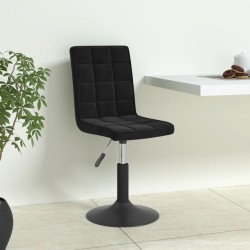 vidaXL Esszimmerstühle 4 Stk. Drehbar Schwarz Samt