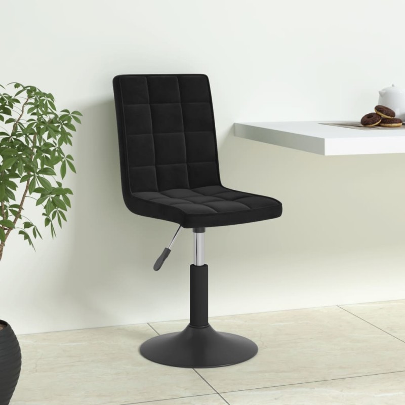 vidaXL Esszimmerstühle 6 Stk. Drehbar Schwarz Samt vidaXL Esszimmerstühle 6 Stk. Drehbar Schwarz Samt