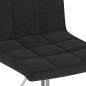 vidaXL Esszimmerstühle 6 Stk. Drehbar Schwarz Samt vidaXL Esszimmerstühle 6 Stk. Drehbar Schwarz Samt