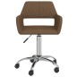 vidaXL Esszimmerstühle 4 Stk. Drehbar Braun Stoff vidaXL Esszimmerstühle 4 Stk. Drehbar Braun Stoff