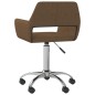 vidaXL Esszimmerstühle 4 Stk. Drehbar Braun Stoff vidaXL Esszimmerstühle 4 Stk. Drehbar Braun Stoff
