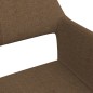 vidaXL Esszimmerstühle 4 Stk. Drehbar Braun Stoff vidaXL Esszimmerstühle 4 Stk. Drehbar Braun Stoff