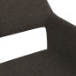 vidaXL Esszimmerstühle 6 Stk. Drehbar Dunkelbraun Stoff vidaXL Esszimmerstühle 6 Stk. Drehbar Dunkelbraun Stoff