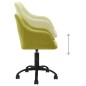 vidaXL Esszimmerstühle 4 Stk. Drehbar Grün Stoff vidaXL Esszimmerstühle 4 Stk. Drehbar Grün Stoff